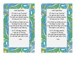 End Of Year Letter Poem Great Expectations Preschool Graduation End Of School Year Preschool Graduation Gifts