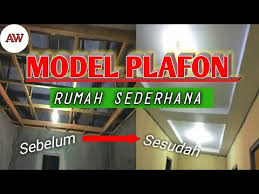 Saat ini, banyak sekali plafon rumah dengan bahan gypsum terutama yang tersedia di toko dengan desain yang menarik sesuai dengan desain rumah anda. Model Plafon Rumah Sederhana Youtube