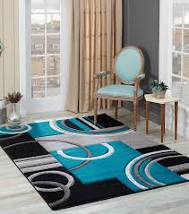 Guaranteed low prices on modern lighting, fans, furniture and decor + free shipping on orders over $75!. Amazon Com Glory Rugs Area Rug Modern 8x10 Turquoise Soft Hand Carved Contemporary Floor Carpet With Premium Fluffy Texture For Indoor Living Dining Room And Bedroom Area Home Kitchen