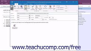 Onenote 2016 Tutorial Working With Microsoft Outlook Tasks Microsoft Training