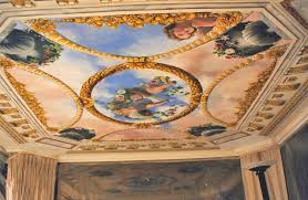 Michael painted custom murals on the ceiling and walls taking elements from the hofbrauhaus in germany. Classical And Over The Top Murals Uk Mural Artist