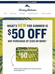 If you would like to exchange an item instead of returning it, please call guest services on 1.866.986.8282 for assistance. Tommy Bahama Your 50 Award Card Is Here Milled