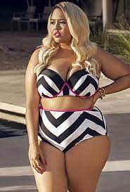 Gabifresh D Dd Neon Accent Chevron Underwire High Waist Bikini Plus Size Bikini Plus Size Swimwear Mid Waist Bikini