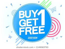 Promo opening buy one get one free poster template. Buy 1 Get 1 Free Sale Poster Design Template Vector Illustration Buy 1 Get 1 Stuff To Buy Sale Poster