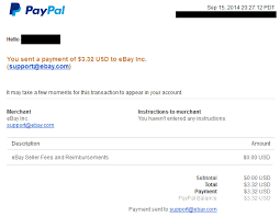 I figured why not because he was gonna send me the money for it along with the payment for the package. Receipt For Your Payment To Ebay Inc The Ebay Community