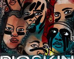 Funky Football Poster, NFL Players Poster, Football Players Superbowl,  Pigskin Warrior Poster, Eye Black Poster, Sizes 11x14, 16x20, 20x24