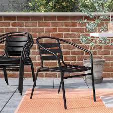 Corrales Stacking Patio Dining Chair Patio Dining Chairs Patio Dining Metal Patio Chairs