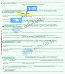 It _ be mine then. How To Sign Your Car Title In Tennessee Including Dmv Title Sample Picture