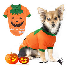 bwogue dog halloween shirt pet pumpkin costumes pet clothes funny t shirt for small dogs and cats halloween cosplay holiday festival party