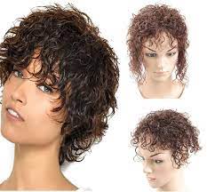 Maybe you would like to learn more about one of these? Buy Real Human Hair Clip In Toppers With Bangs 6 X 7 Curly Hair Topper Toupee Wiglet Hairpiece For Women With Thinning Hair 11 Inch Black Online In Indonesia B093lnkmmq