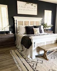 Furniture and accents for every room. Black Accent Wall White Headboard Bedroom Color Schemes Bedroom Decor Remodel Bedroom