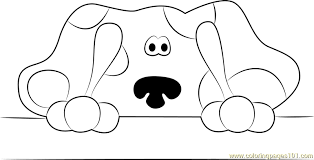 Blue's clues was a popular american tv series for kids premiered in 1996 and ended its journey in 2006. Blues Coloring Page For Kids Free Blue S Clues Printable Coloring Pages Online For Kids Coloringpages101 Com Coloring Pages For Kids
