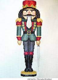 Nutcrackers is the title of this cross stitch pattern from la d da. James Nutcracker Cross Stitch Pattern By Crosstitch Com Crosstitch Com