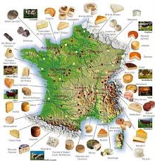 French Cheese Map French Cheese Cheese French Food