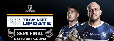 The most exciting nrl replay games are avaliable for free at full match tv in hd. Team List Update Eels V Rabbitohs Semi Final Eels