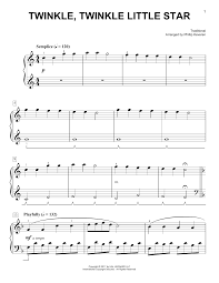 phillip keveren twinkle twinkle little star sheet music notes chords download printable easy piano sku 185560