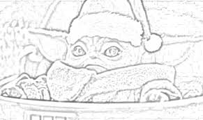 Paper (we use marker paper). The Holiday Site Coloring Pages Of Baby Yoda Free And Downloadable