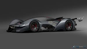 Jaguar C X55 Concept Was Conceived For The Year 2030 Using The Gran Turismo Platform To Serve As An Electric Prototype In The Jaguar Race Cars Racing Simulator