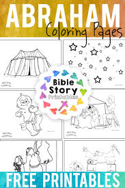 People who printed this coloring page also printed. Abraham Bible Coloring Pages Bible Story Printables