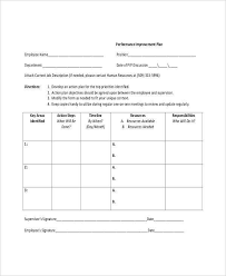 10 Performance Action Plan Templates Free Sample Example Format Download Free Premium Templates
