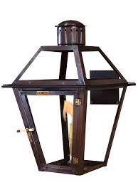 Dumaine taupe gold leaf metal linen sconce brown flambeau. Quarterview Standard Bracket Copper Gas Electric Lanterns Flambeaux Lighting New Orleans