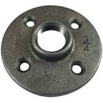 Black floor flange