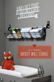 Nursery Wall Storage Baby Changing Table Baby Storage Baby Supplies