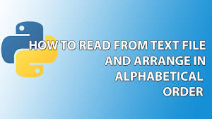 You'll also see how to handle missing values and prepare to visualize your dataset in a jupyter do a search for baltimore games where both teams scored over 100 points. How To Read From File And Arrange In Alphabetical Order In Python Youtube