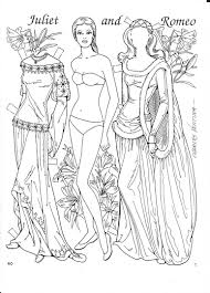 Juliet And Romeo Paper Dolls Vintage Paper Dolls Paper Dolls Printable