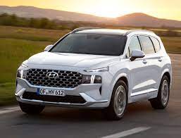 Discover the new santa fe, redesigned inside and out and equipped with an extensive suite of our ultimate polar white/2021 palisade ultimate moonlight cloud/2021 santa fe ultimate flame. Hyundai Santa Fe 2021 Model Unveiled With Applause Automacha