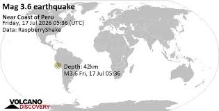 Urgent: Unconfirmed 3.6 Earthquake Near Me – Peru Coast Threatens Pacific Tsunami? US Alert