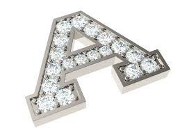 Letter A 3d Print Model Jewelry Model Print Models Print