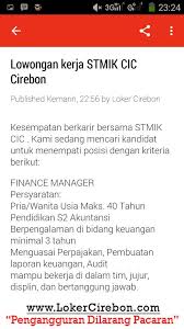 Tidak ditemukan lowongan kerja yang sesuai. Loker Cirebon For Android Apk Download