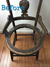 Antique Chair Aged Distressed Finish Without Sanding Antique Chairs Antique Furniture Makeover Diy Furniture Chair