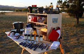 Diy Idea Make Your Own Portable Camp Kitchen Outdoor Camping Kitchen Camp Kitchen Comfortable Camping