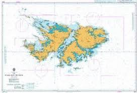 British Admiralty Nautical Chart 2512 The Falkland Islands