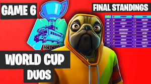 After a week of ferocious competition and big money, the best fortnite players in the world have finally proven who really is the best of the best. Apply Fortnite World Cup Standings