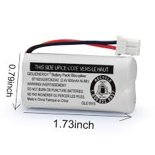 Geilienergy Replacement Battery Bt162342 Bt262342 Bt166342 Bt266342 Bt183342 Bt283342 Compatible For Vtech At T Cordless Telephones Cs6114 Cs6419