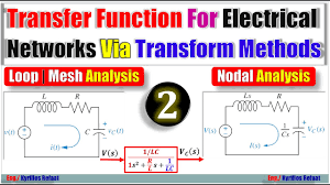 Transfer Function For Electric Circuits Rlc Circuit Part 2 Control Systems التحكم الالي Youtube