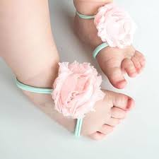 No Sew Baby Barefoot Sandals Over The Big Moon
