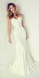 30 Simple Wedding Dresses For Elegant Brides Wedding Forward Wedding Dresses Mermaid Sweetheart Suzanne Neville Wedding Dresses Bridal Gowns Mermaid