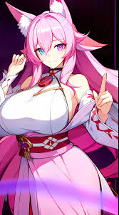 Yae Miko(purple eyes)(nude)(R-18)(expicit)(rule 34)(NSFW)(Miko - SeaArt AI