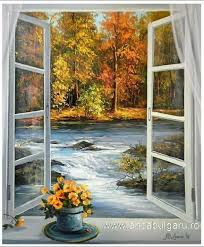 Offenes Fenster Openwindows Draw Painting Kunst Kunstwerk Resimler Resim Sanati Tablolar