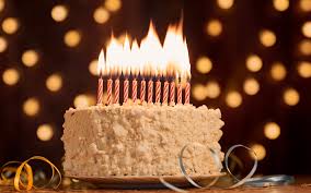 Birthday Cake With Candles Images Download Download Wallpapers Birthday Cake Candles Confetti Birthday Cakes Besthqwallpapers Com Birthday Cake With Candles Candle Cake Cake