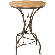 Check spelling or type a new query. Wrought Iron Bar Table Rustic Pine Bar Table With 30 Round Top