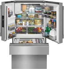 The refrigerator and oven has a much nicer look than the ka. 36 Frigidaire Professional 21 8 Cu Ft Counter Depth 4 Door French D