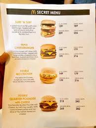 In addition, burger king breakfast menu price is also provided to make things easier for you. Mcdonalds Secret Menu Mcdo Philippines Secret Menu Mcdonalds Secret Menu Fast Food Menu