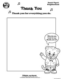 You could also print the picture. Thank You Daniel Tiger Min Coloring Pages Printable