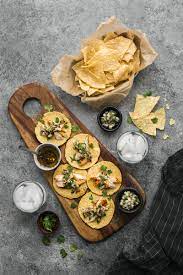 Get your tacos in lettuce cups $ 0.50 per each Mini Fish Tacos With Bartlett Pear Salsa Chili Drizzle California Pears