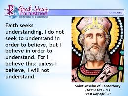 Pin By Good News Ministries On Saint Quotes Saint Quotes Faith Formation Anselm Of Canterbury